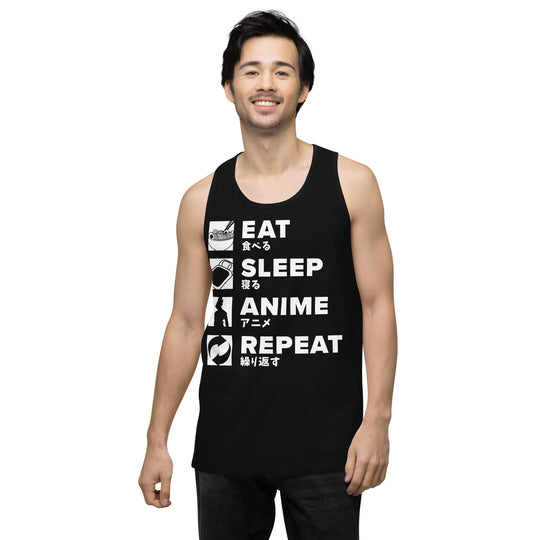 Anime Life Men’s premium tank top