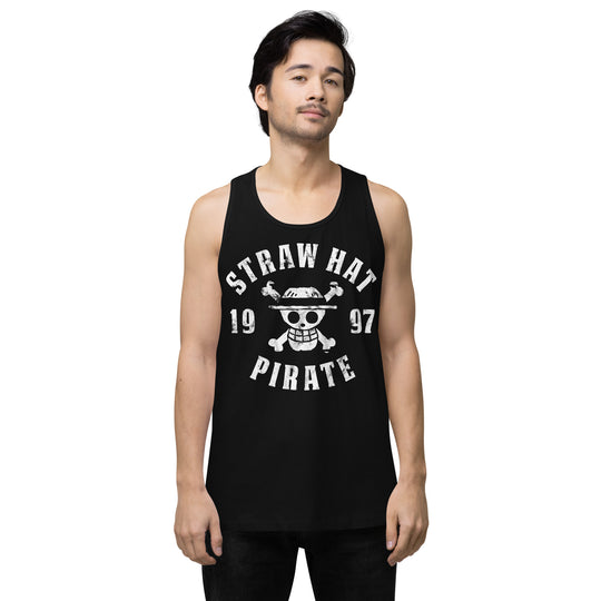 One Piece Straw Hat Pirate Men’s premium tank top