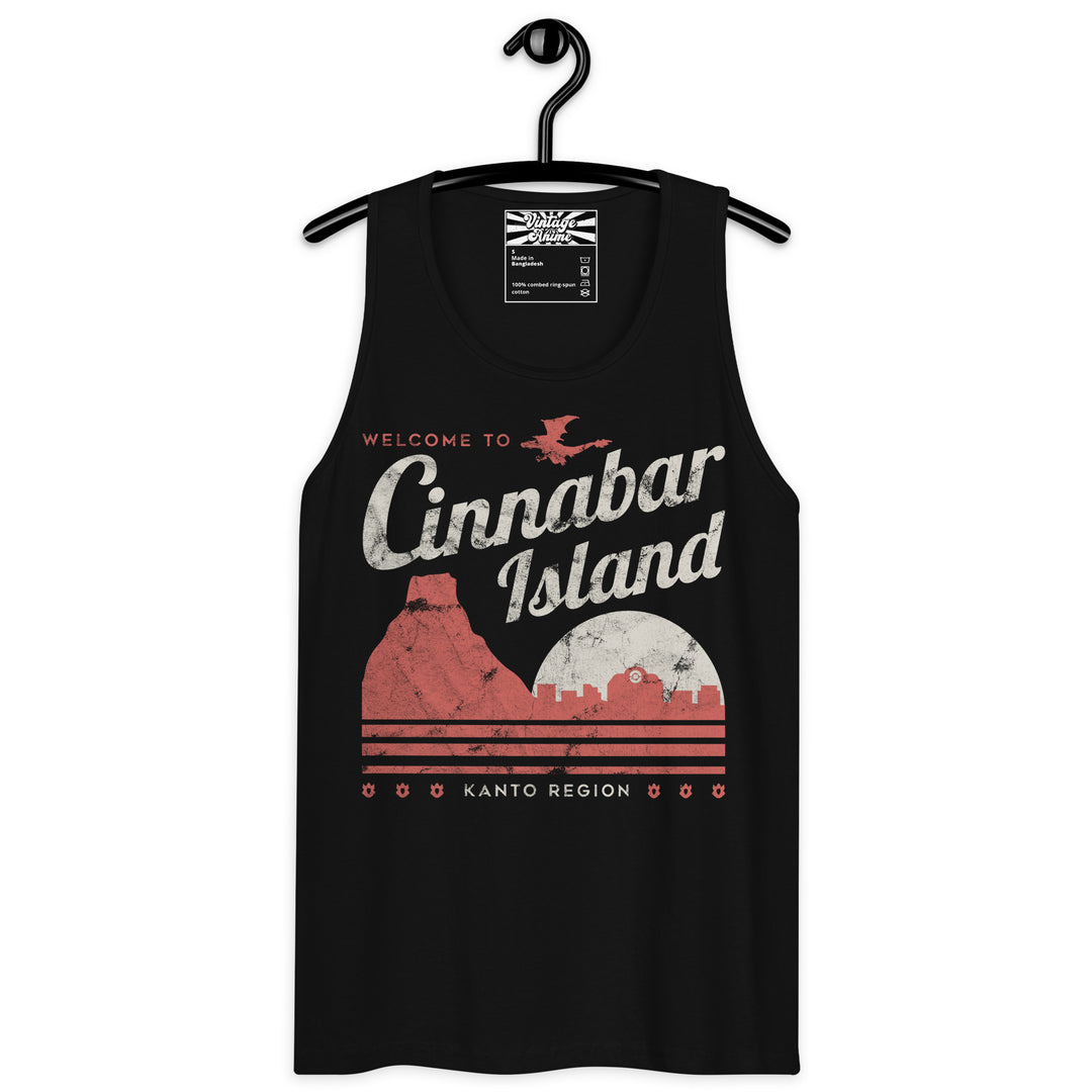 Pokemon Cinnabar Island Welcome Men’s premium tank top