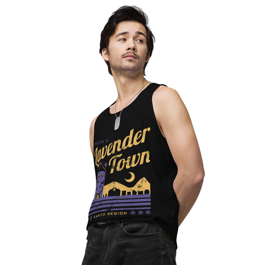 Pokemon Welcome to Lavender Town Men’s premium tank top