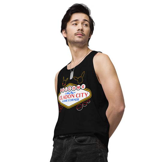 Pokemon Celadon City Game Corner Men’s premium tank top