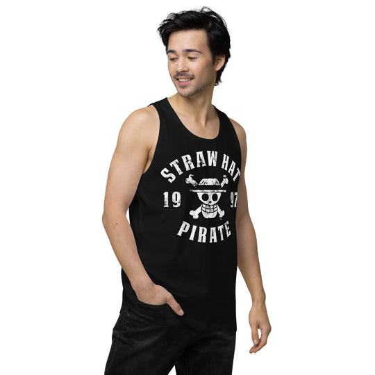 One Piece Straw Hat Pirate Men’s premium tank top