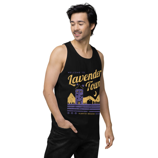 Pokemon Welcome to Lavender Town Men’s premium tank top