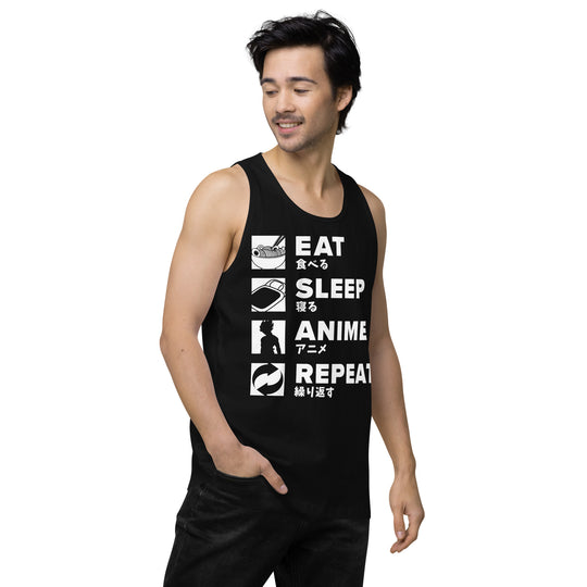 Anime Life Men’s premium tank top