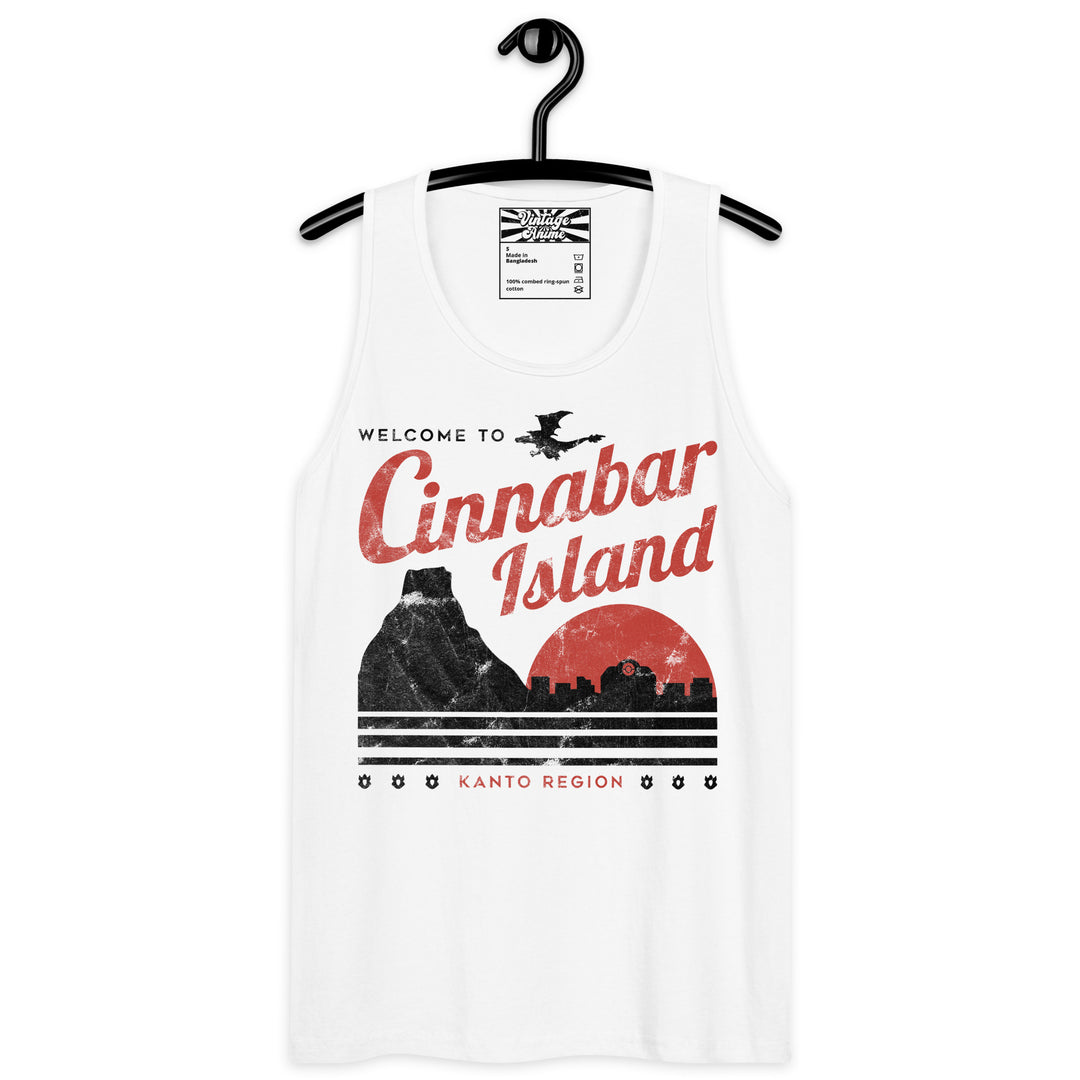 Pokemon Cinnabar Island Welcome Men’s premium tank top
