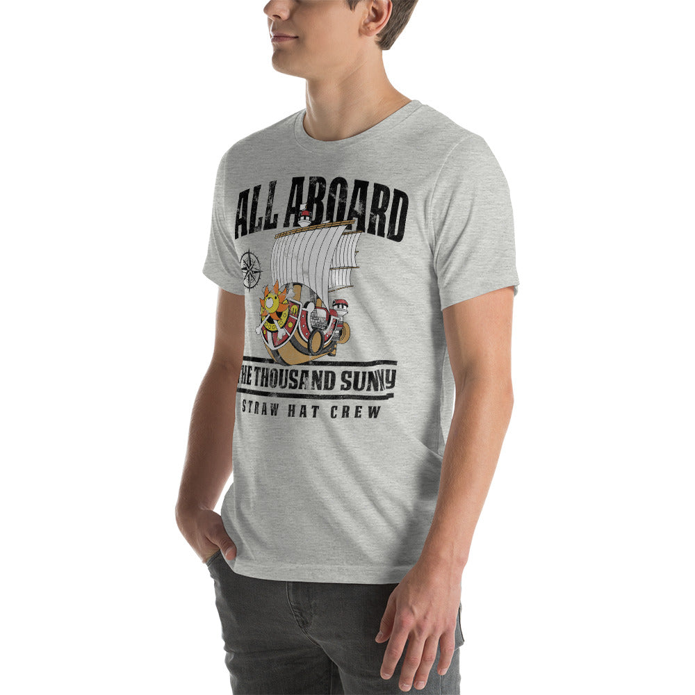 One Piece All Aboard The Thousand Sunny Unisex t-shirt