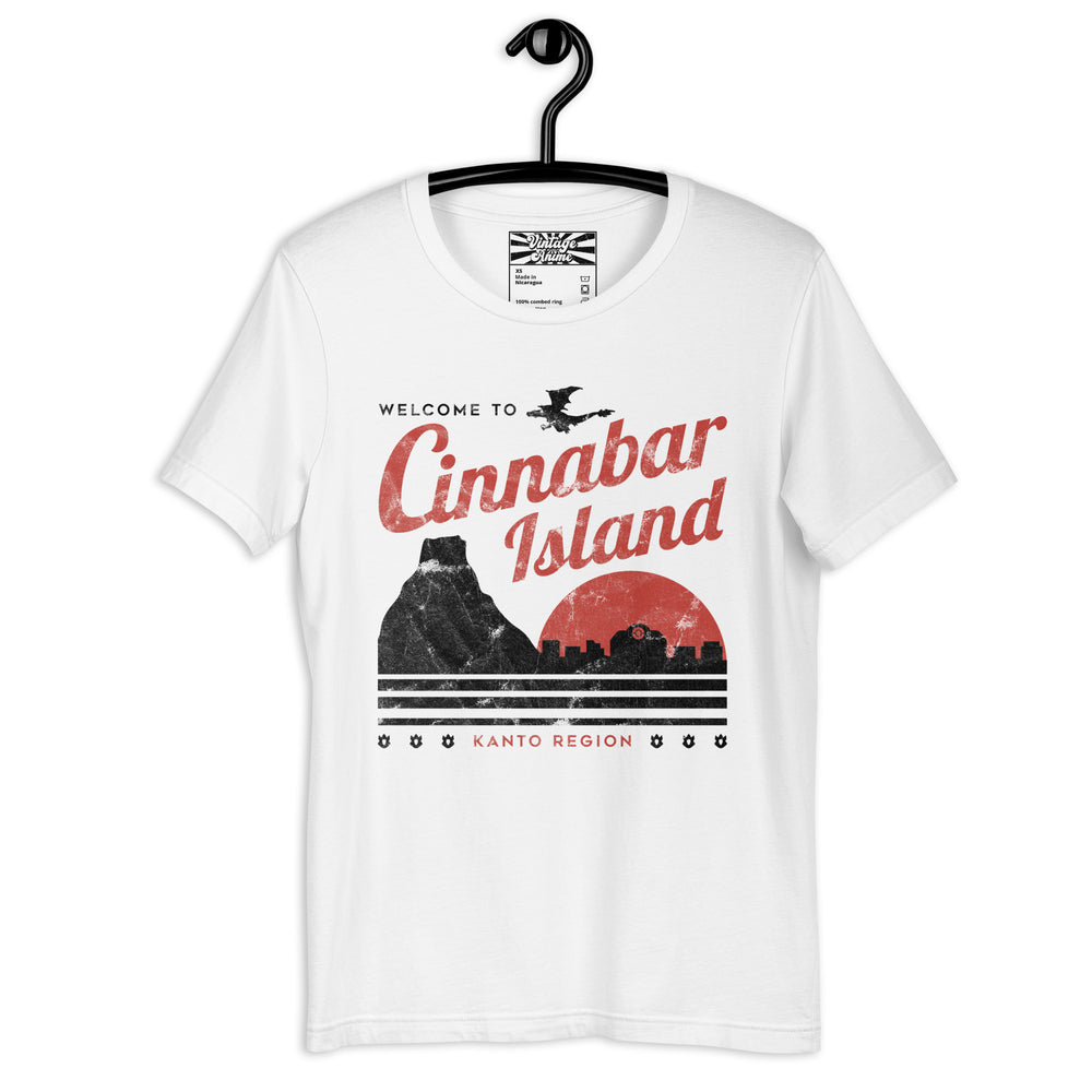 Pokemon Cinnabar Island Welcome Unisex t-shirt