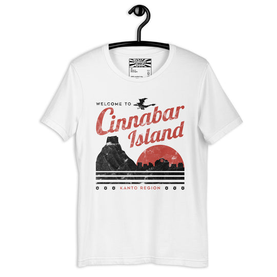 Pokemon Cinnabar Island Welcome Unisex t-shirt