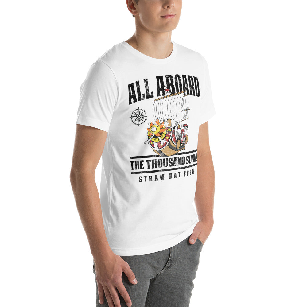 One Piece All Aboard The Thousand Sunny Unisex t-shirt