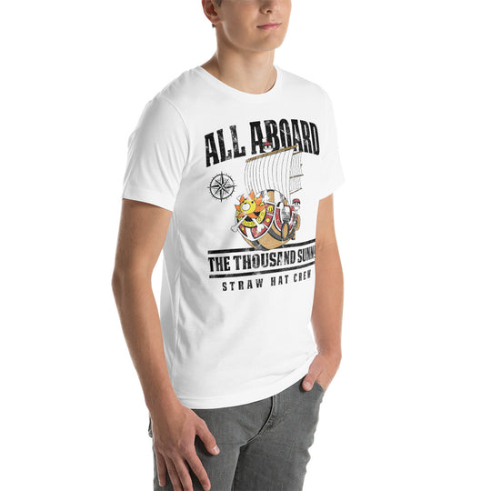 One Piece All Aboard The Thousand Sunny Unisex t-shirt