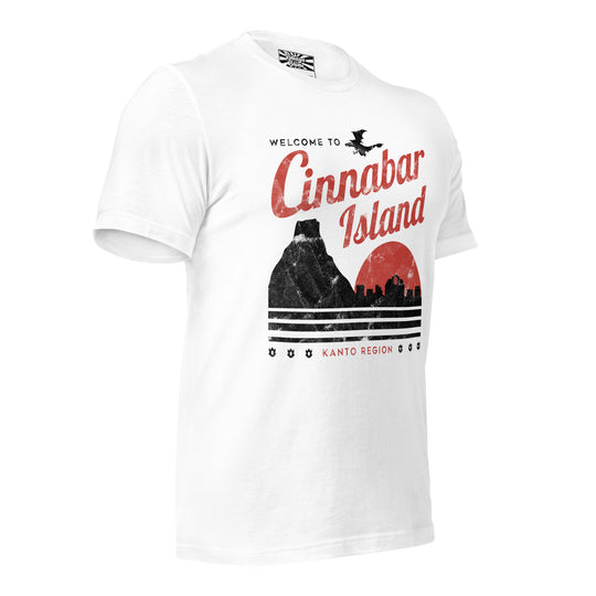 Pokemon Cinnabar Island Welcome Unisex t-shirt