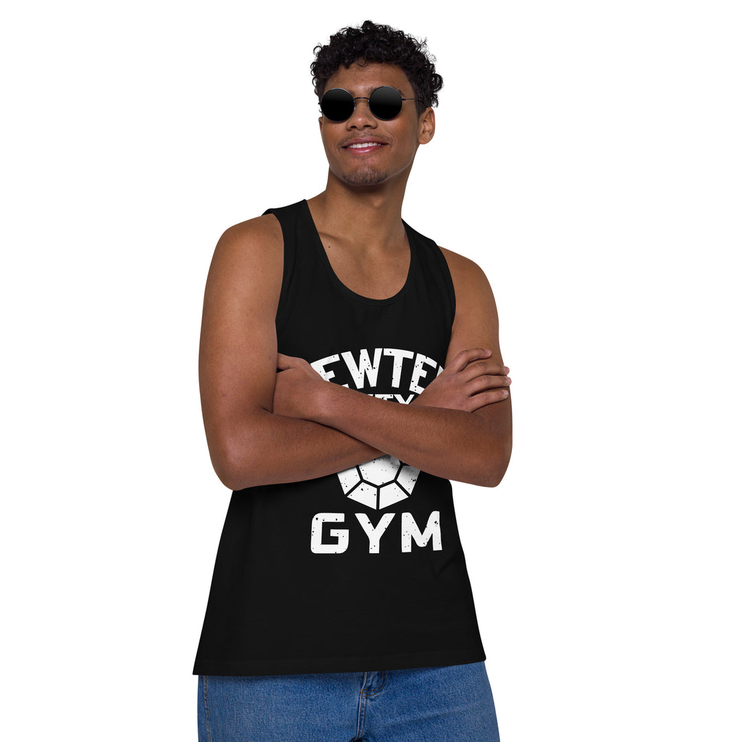Black Pokemon Pewter City Gym Mens Tank Top