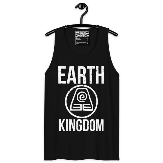 Last Airbender Earth Kingdom Mens Avatar Tank Tops