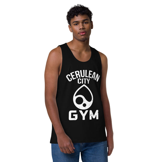 Pokemon Cerulean City Gym Tank Tops for Mens