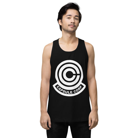 Dragon Ball Capsule Corp Men’s premium tank top