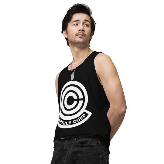 Dragon Ball Capsule Corp Men’s premium tank top