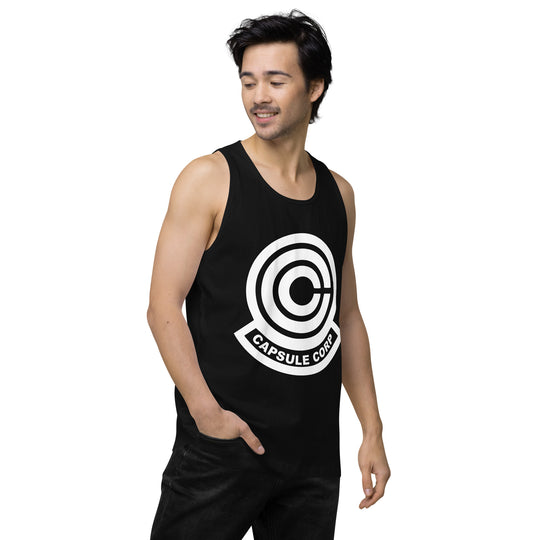 Dragon Ball Capsule Corp Men’s premium tank top