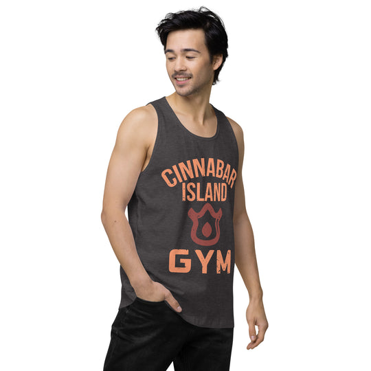 Cinnabar Island Men’s Premium Tank Top