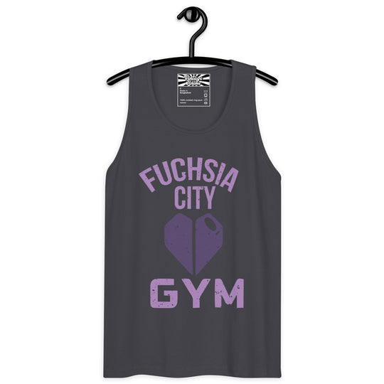 Fucshsia City Gym Men’s Premium Tank Top