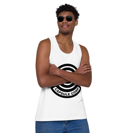 Dragon Ball Capsule Corp Men’s premium tank top