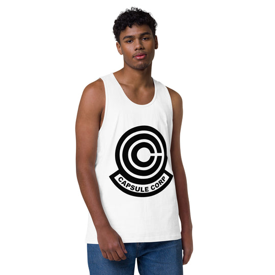 Dragon Ball Capsule Corp Men’s premium tank top