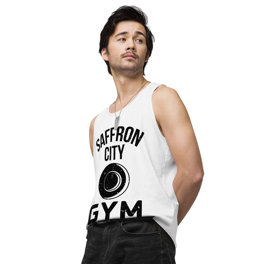 Pokemon White Saffron City Gym Mens Tank Tops