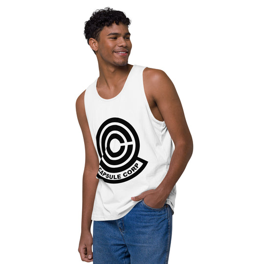 Dragon Ball Capsule Corp Men’s premium tank top