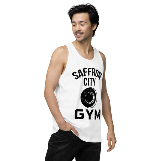 Pokemon White Saffron City Gym Mens Tank Tops