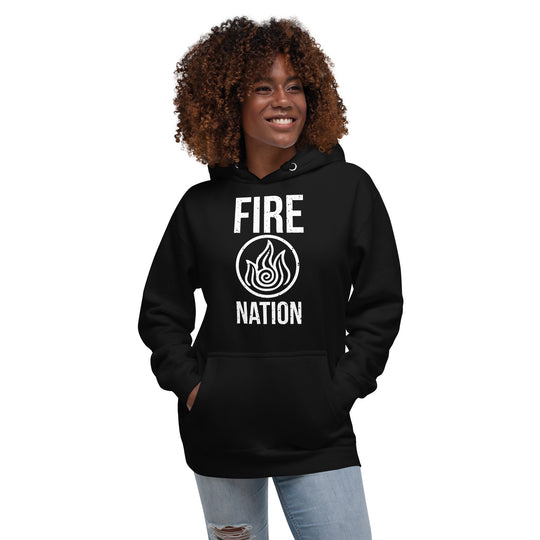 Firebender Fire Nation Black Unisex Avatar Hoodie