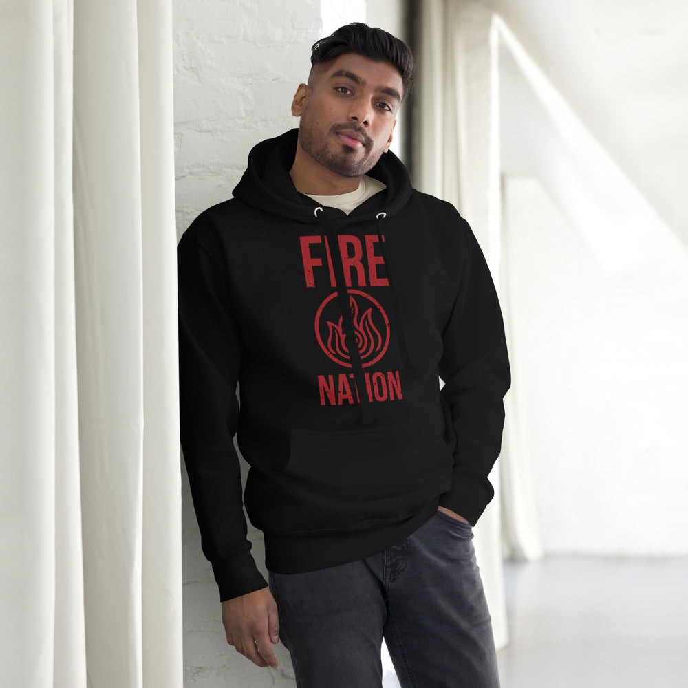 Fire Nation Unisex Vintage Anime Hoodie