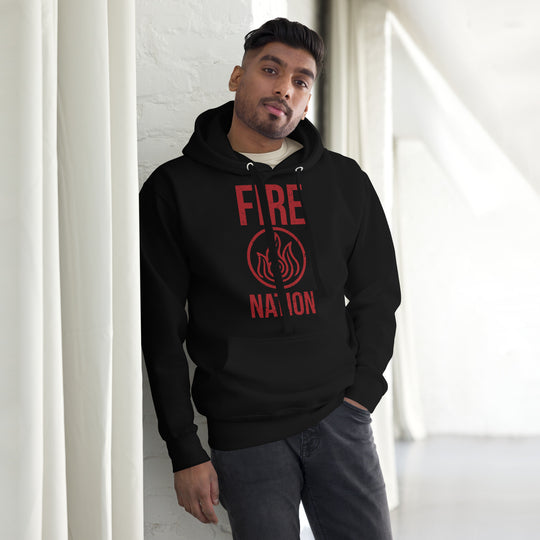 Fire Nation Unisex Vintage Anime Hoodie