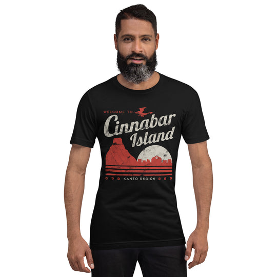 Pokemon Cinnabar Island Welcome Unisex t-shirt