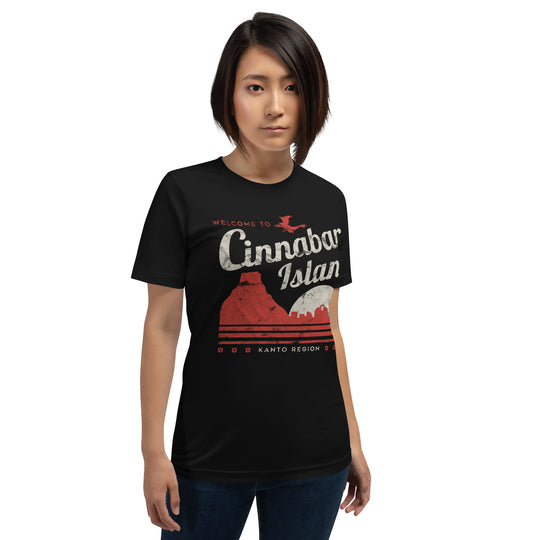 Pokemon Cinnabar Island Welcome Unisex t-shirt