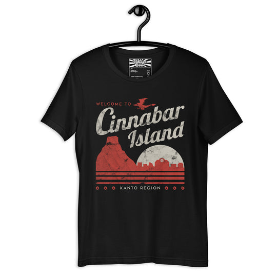 Pokemon Cinnabar Island Welcome Unisex t-shirt