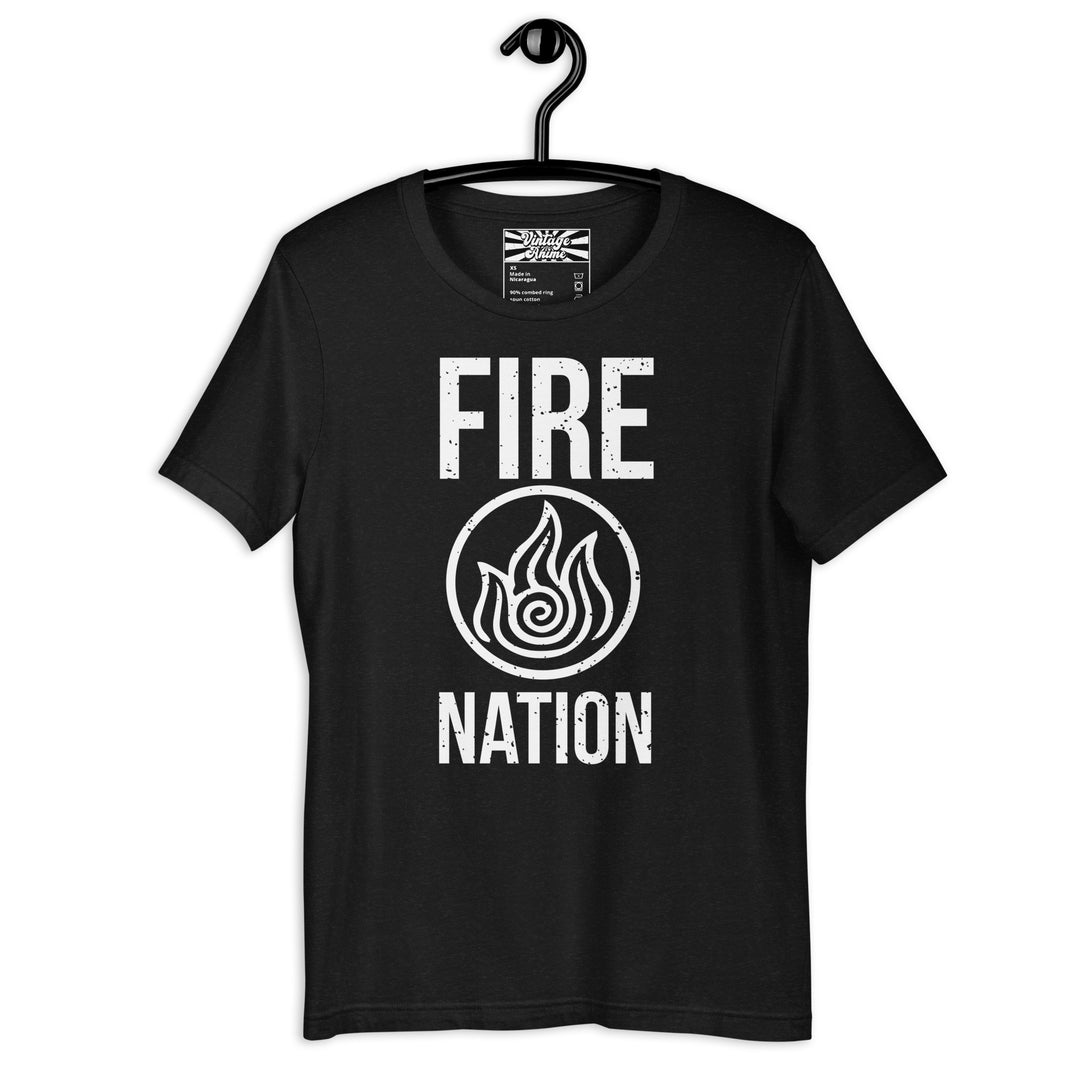 Firebender Fire Nation Avatar Black Unisex T-Shirt