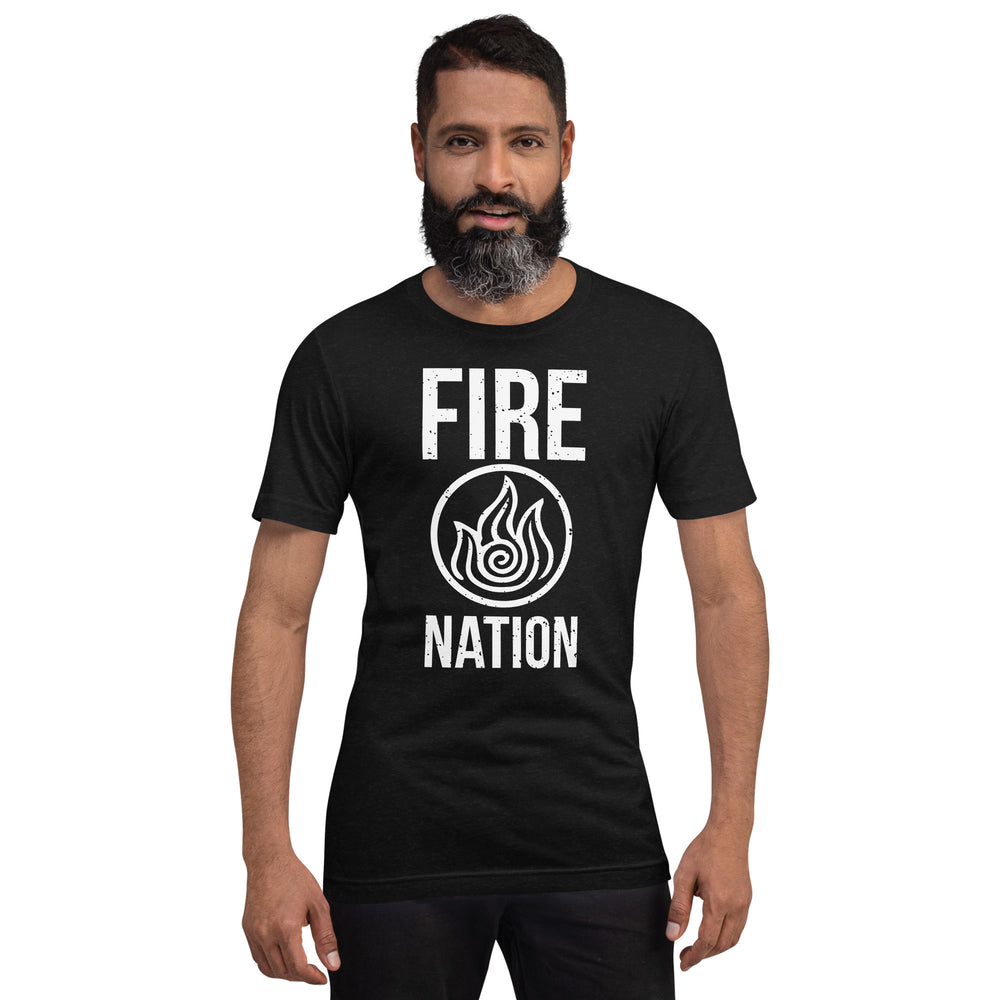 Firebender Fire Nation Avatar Black Unisex T-Shirt