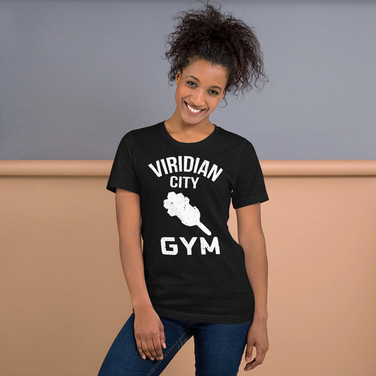 Pokemon Viridian City Gym Unisex Black T-Shirt