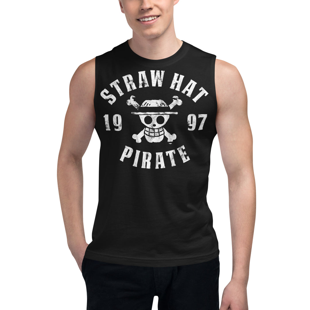 One Piece Straw Hat Pirate Muscle Shirt