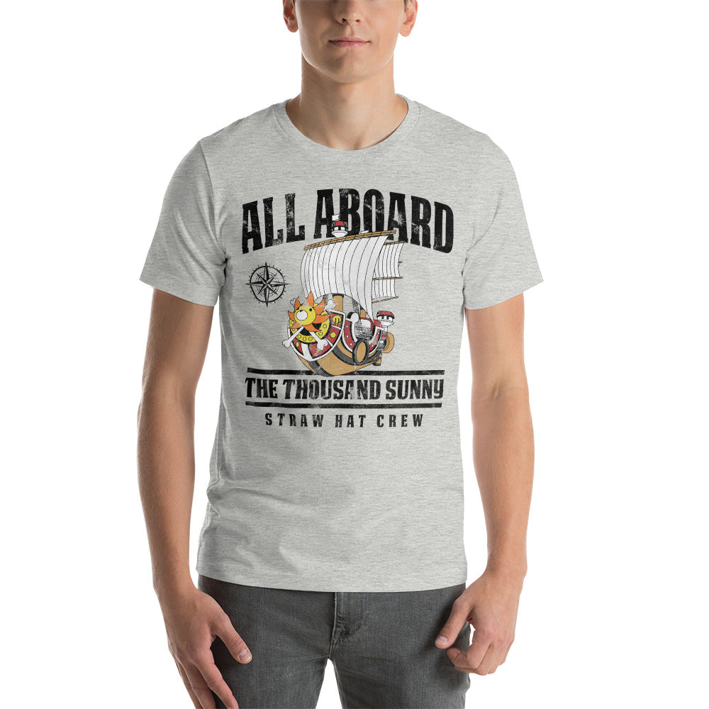 One Piece All Aboard The Thousand Sunny Unisex t-shirt