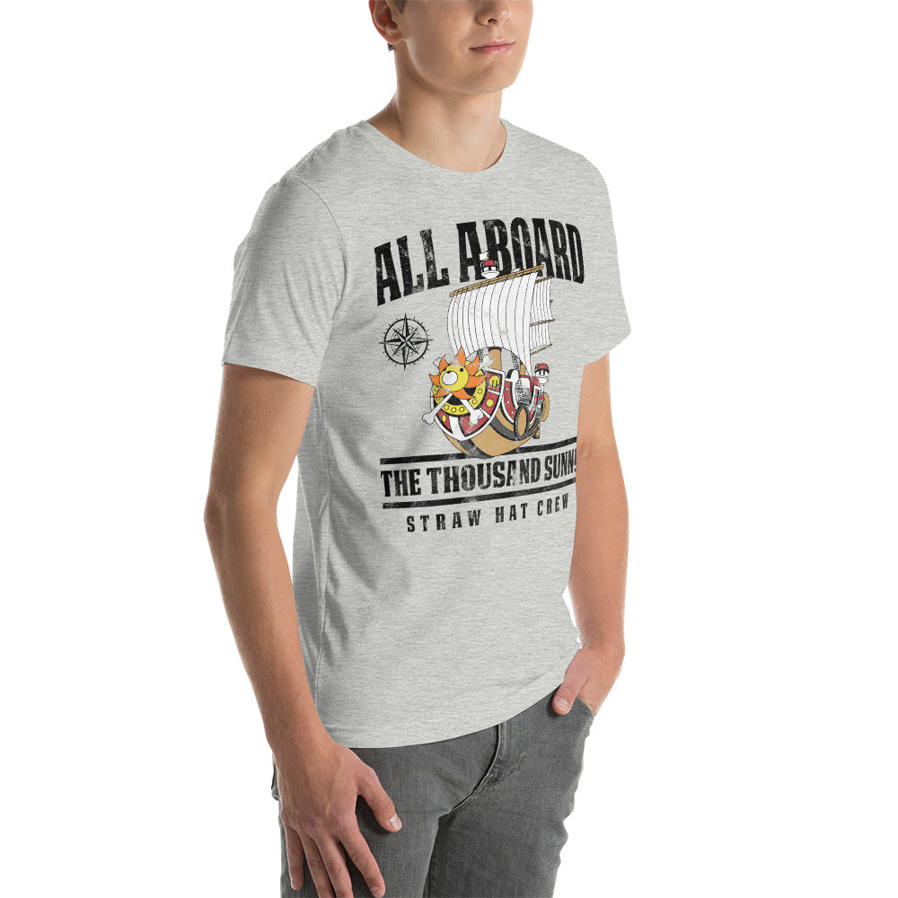 One Piece All Aboard The Thousand Sunny Unisex t-shirt