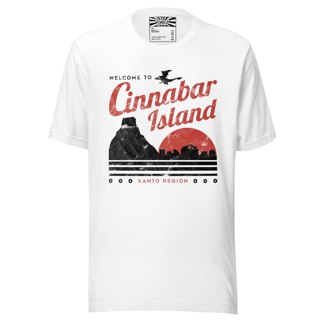 Pokemon Cinnabar Island Welcome Unisex t-shirt