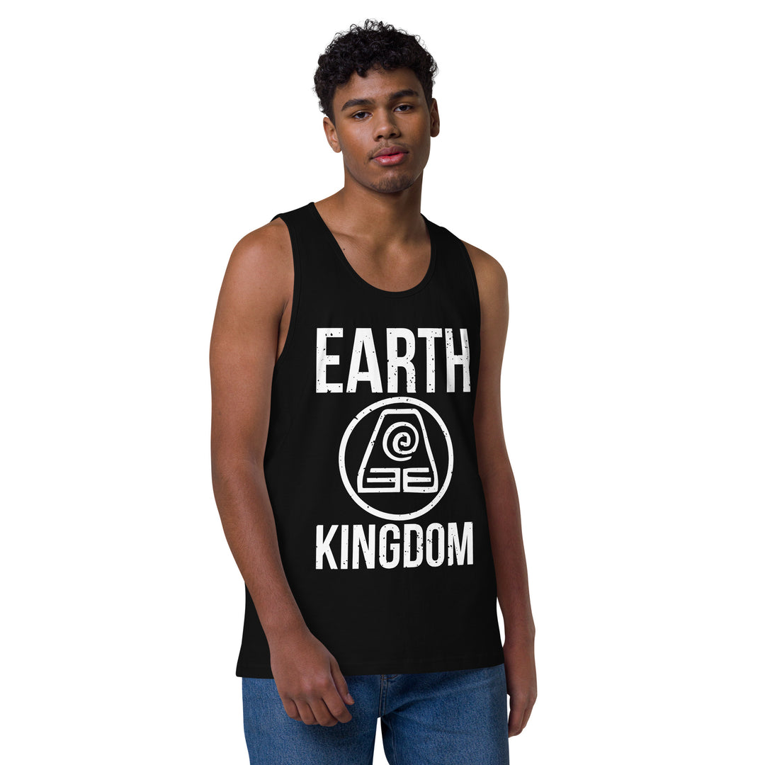 Last Airbender Earth Kingdom Mens Avatar Tank Tops