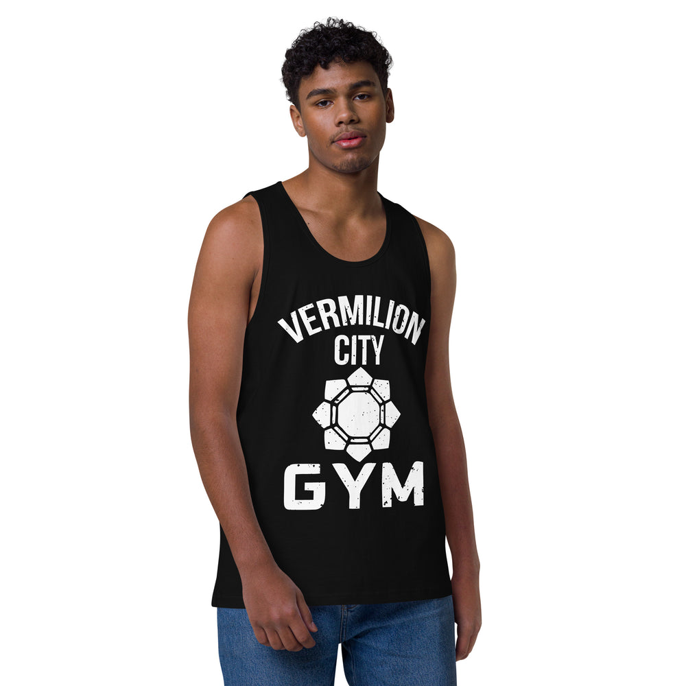 Pokemon Vermillion City Gym Mens Tank Tops