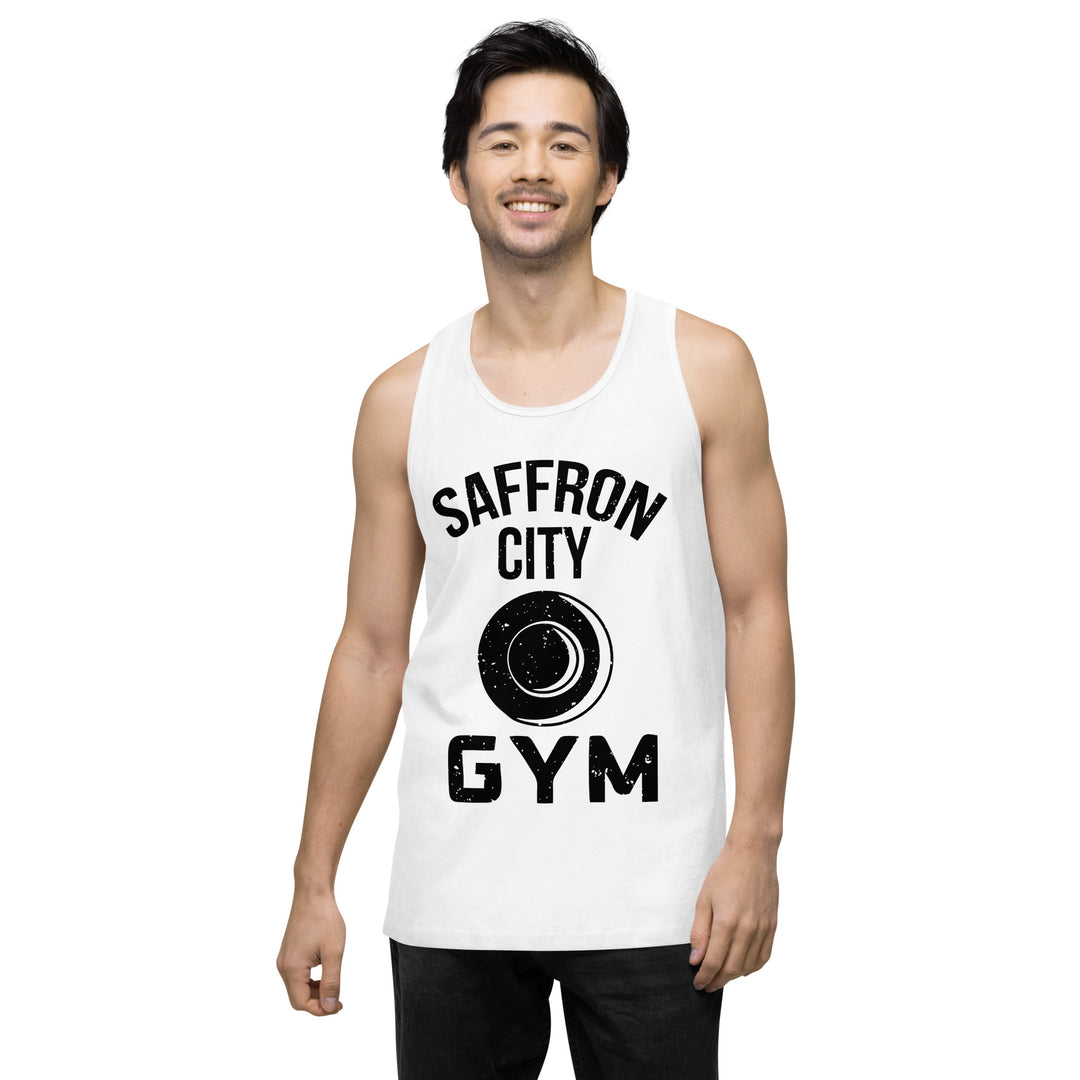 Pokemon White Saffron City Gym Mens Tank Tops