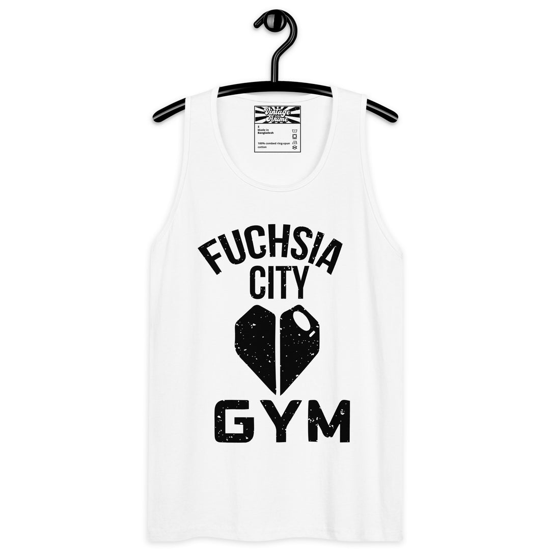 Pokemon Fuchsia City Gym White Mens Tank Tops 