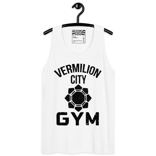Pokemon Vermillion City Gym Tank Tops For Mens