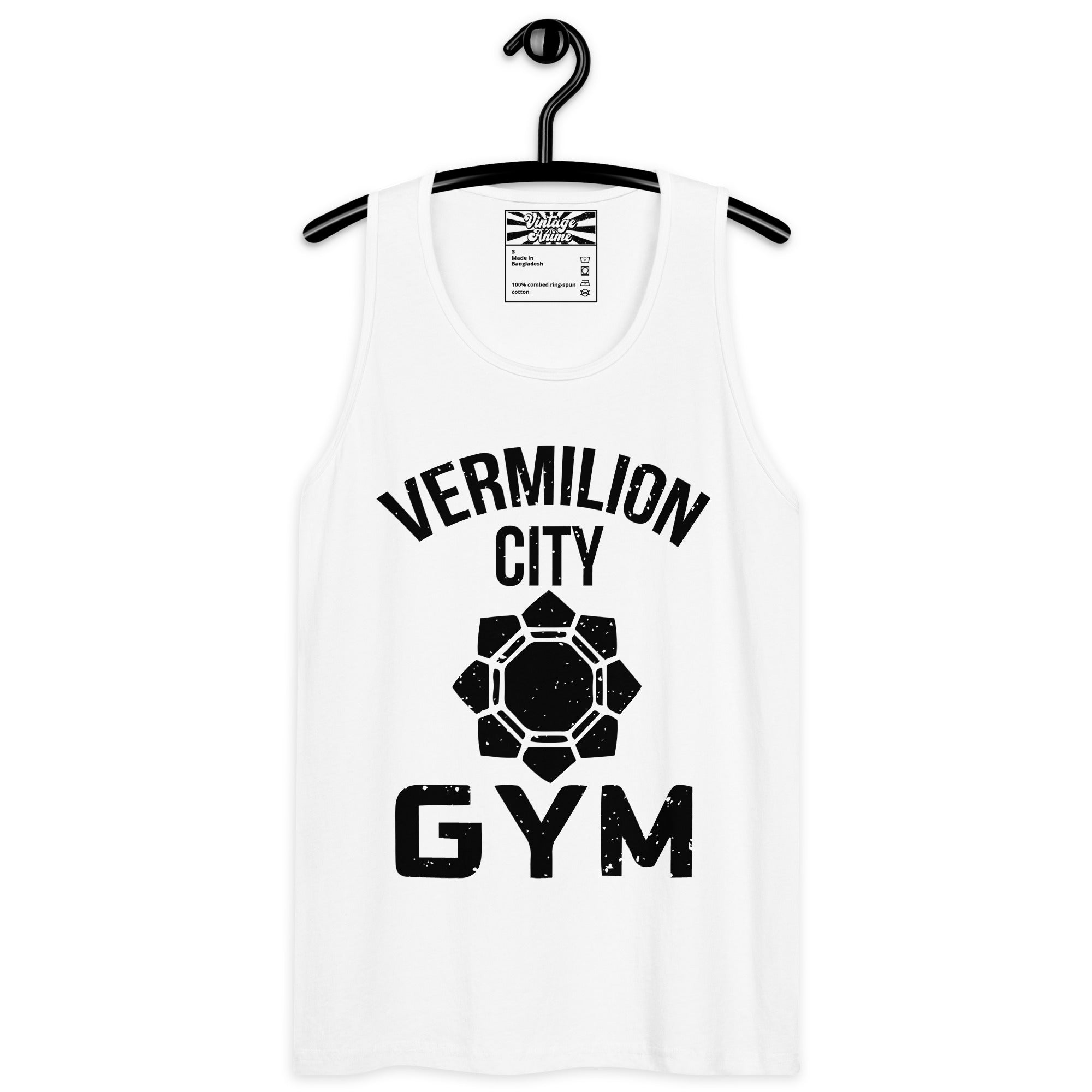 Pokemon Vermillion City Gym Tank Tops For Mens