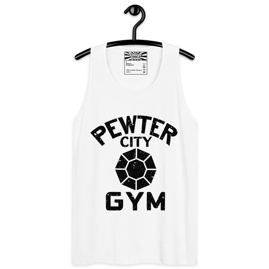 Pokemon Pewter City Gym Mens Premium Tank Top
