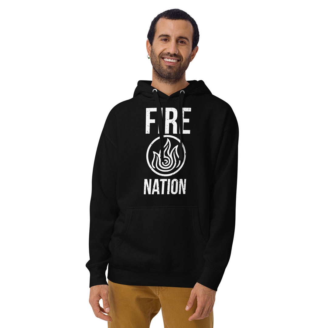 Firebender Fire Nation Black Unisex Avatar Hoodie