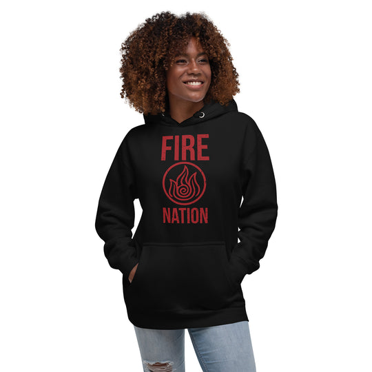 Fire Nation Unisex Vintage Anime Hoodie